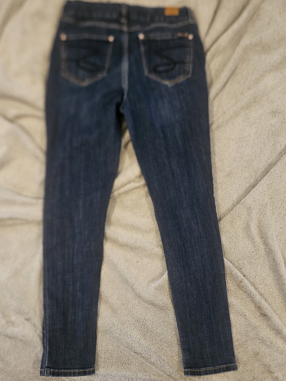 7 For All Mankind Dark Blue Women's Skinny Jeans 8